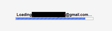 GMail progress indicator