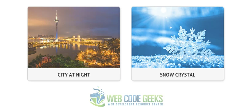 Final View of the Images Gallery