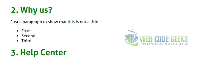 Location Inheritance - Title Example