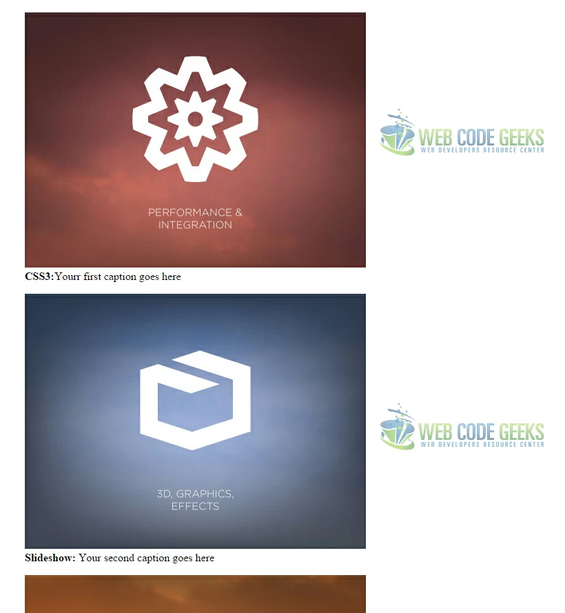 HTML Slideshow Set Up