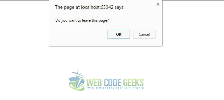 Confirm Box using Javascript
