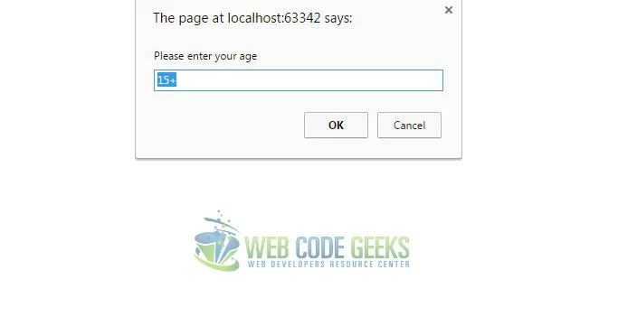 Prompt Box using Javascript