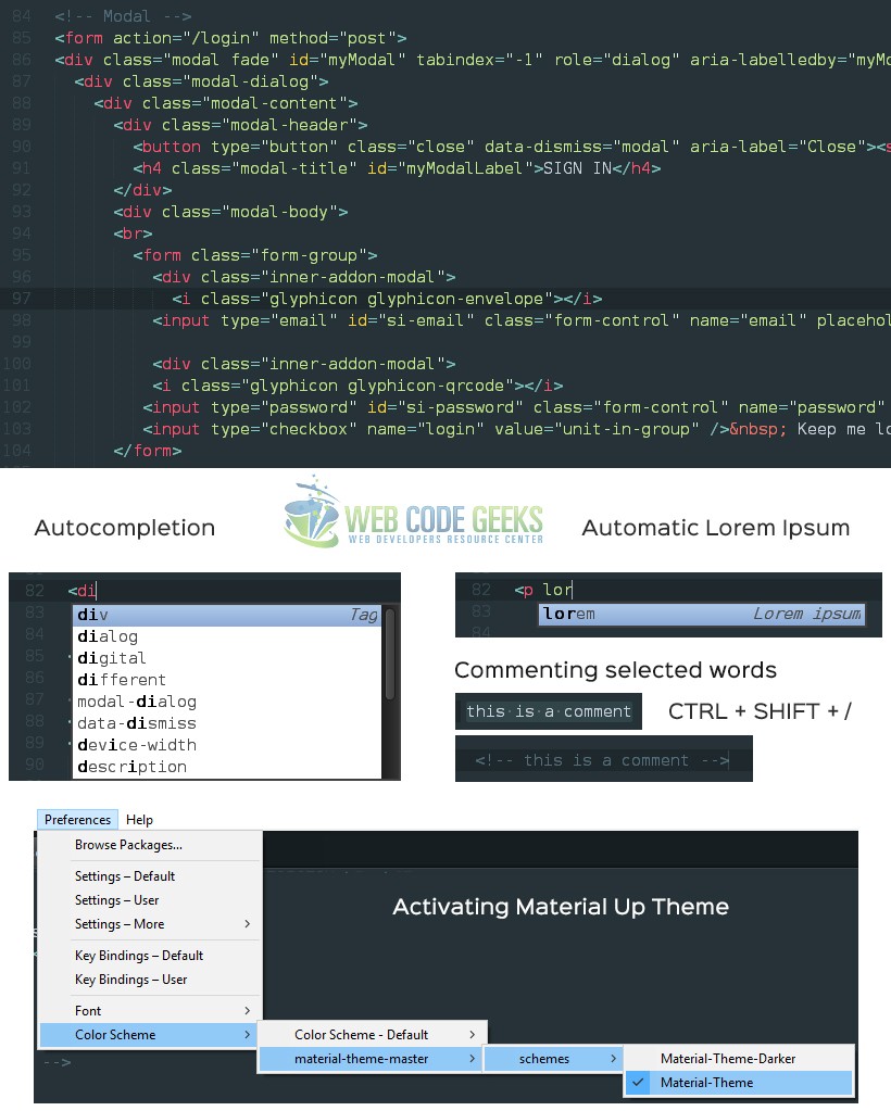 Sublime Text Interface and Options! Development