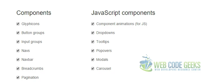 Customize Bootstrap Development
