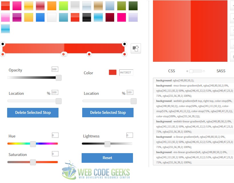 CSS Matiic Gradient Development