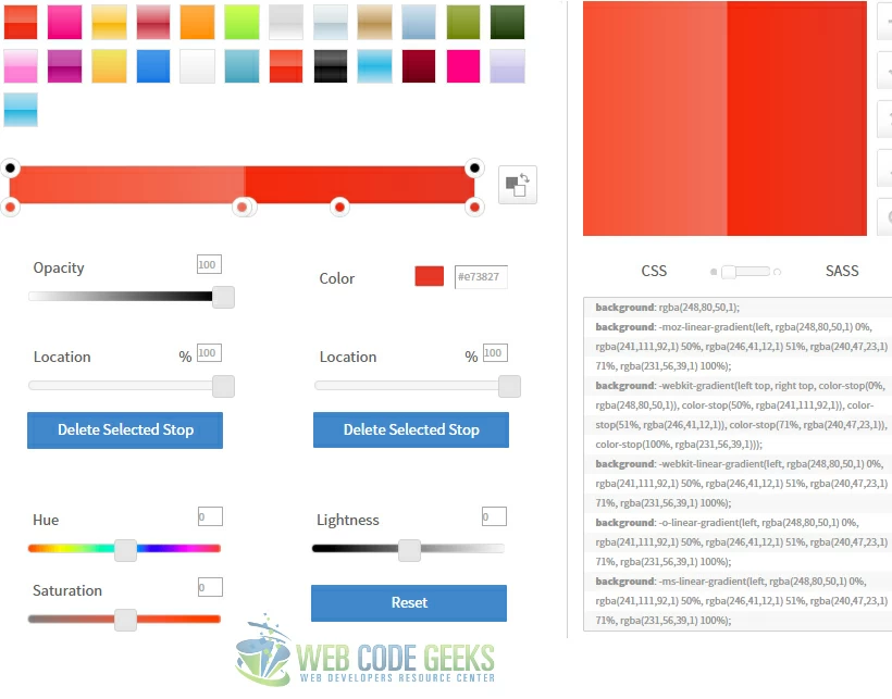 CSS Matiic Gradient Development