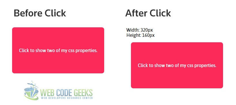 Using .css() - Single Property