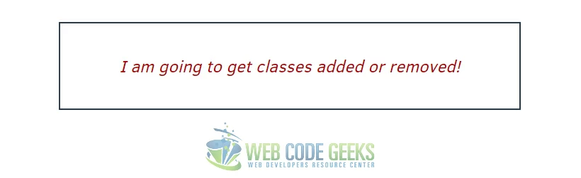 Multiple Classes Added