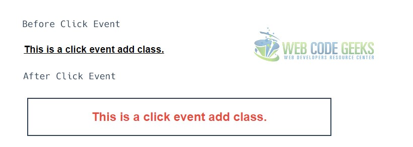 Trigger Add or Remove Class on Event Listener!
