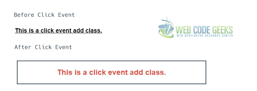 Trigger Add or Remove Class on Event Listener!