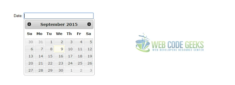 Dates in other months!