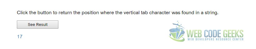 \v - Find a vertical tab character
