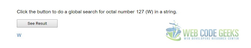 \xxx - Find the character specified by an octal number xxx