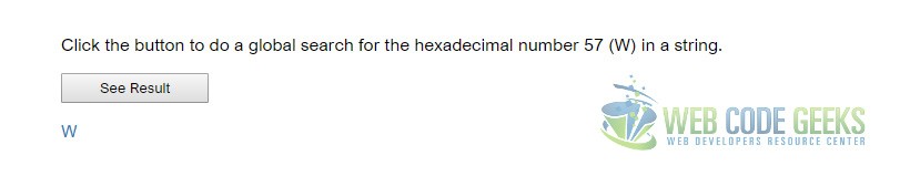 \xdd - Find the character specified by a hexadecimal number dd