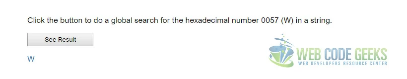 \uxxxx - Find the Unicode character specified by a hexadecimal number xxxx