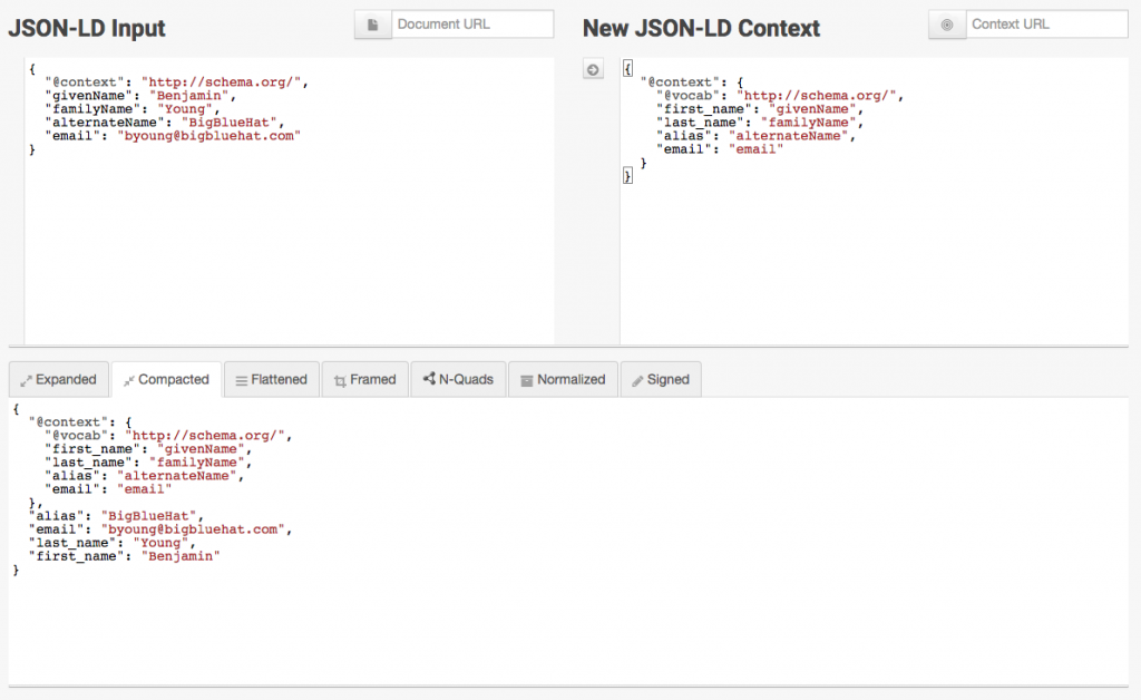 Recontextualized-JSON-LD