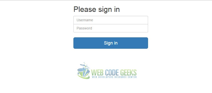 Login Form