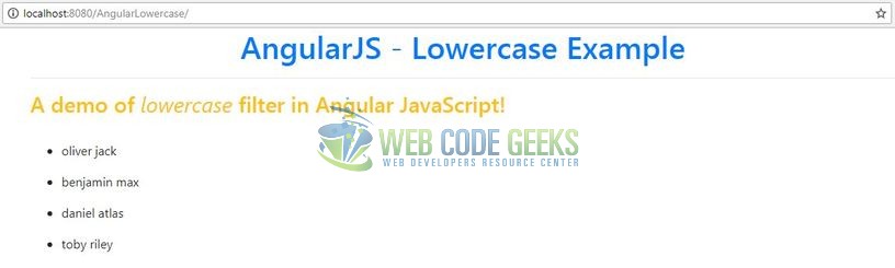 Fig. 7: Lowercase Angular filter