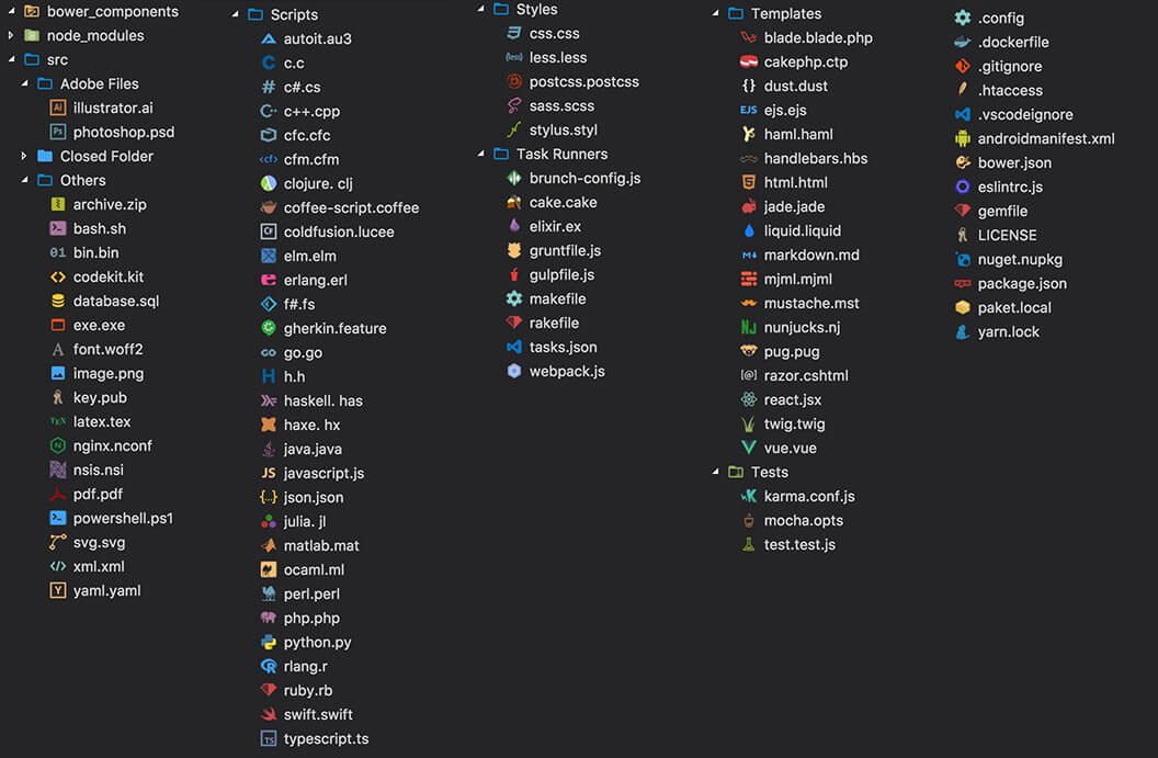 VS Code Great Icons