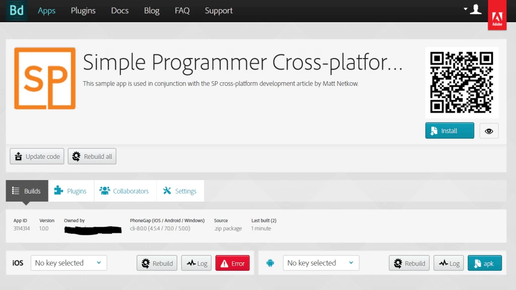 cross platform development pgb start