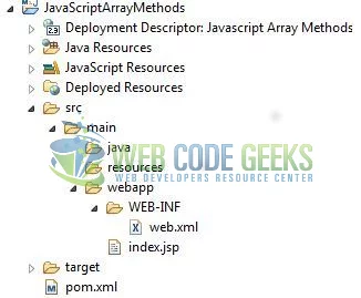 JavaScript Array Methods - Application Project Structure