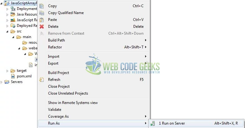 JavaScript Array filter() - How to Deploy Application on Tomcat
