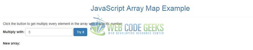 JavaScript Array map() - Index page
