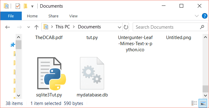 Python SQLite3