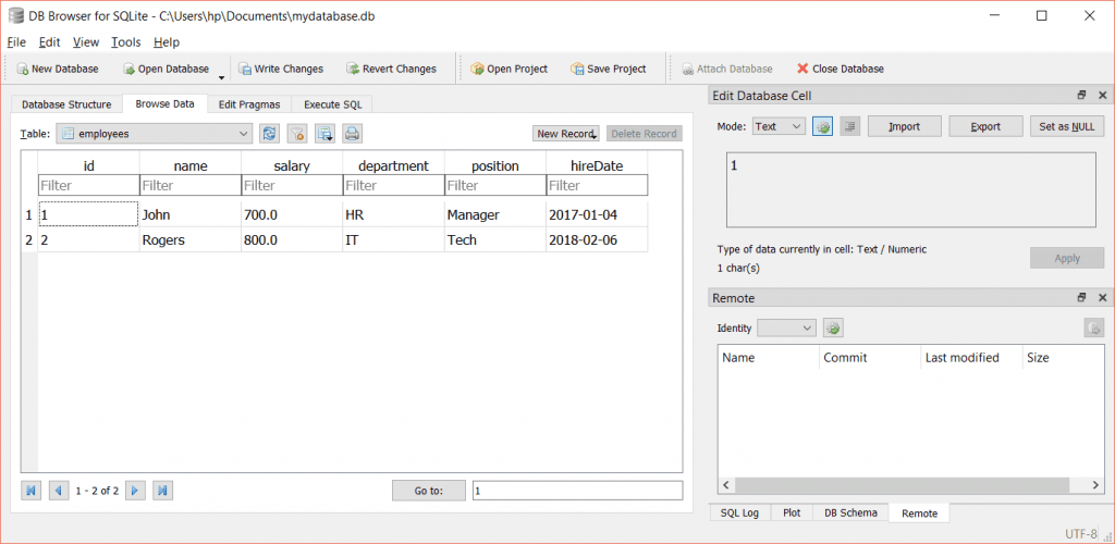 Python SQLite3