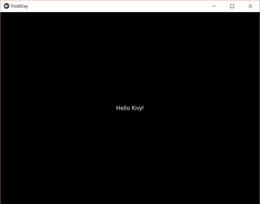 Kivy Tutorial