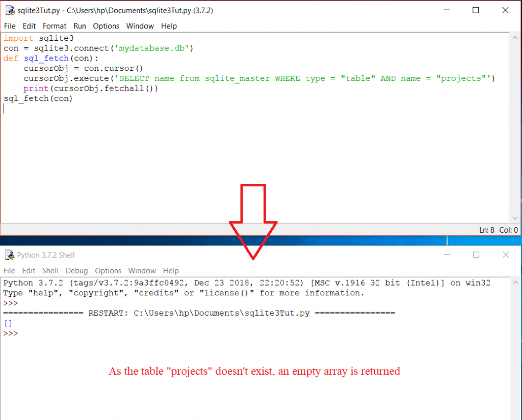 Python SQLite3
