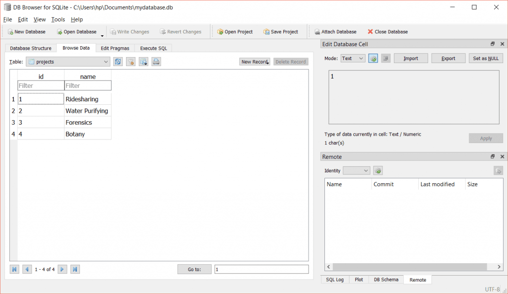 Python SQLite3