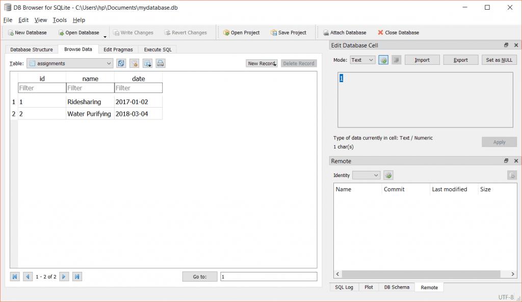 Python SQLite3