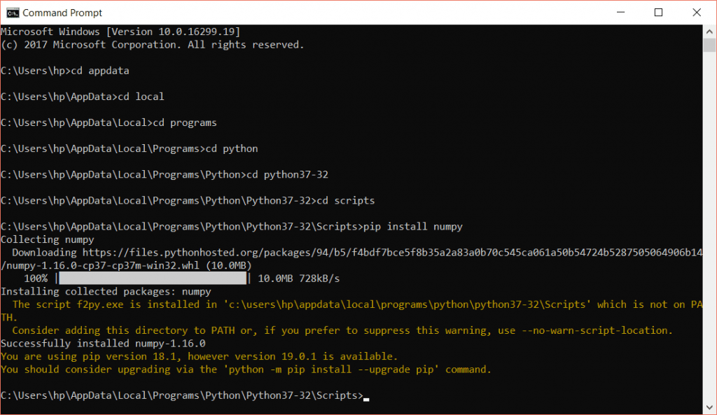 Python NumPy Array