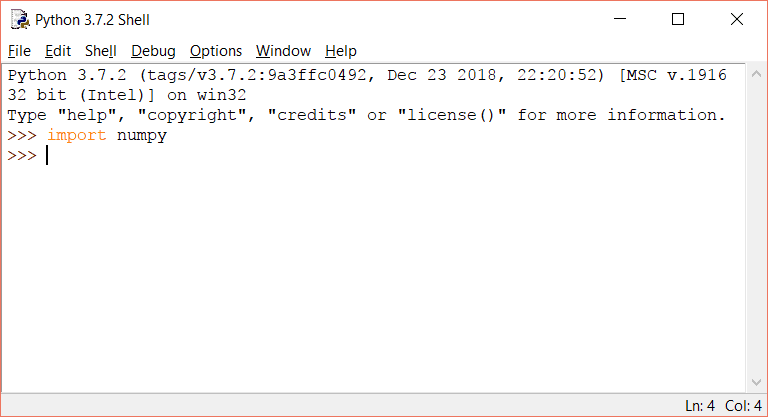Python NumPy Array