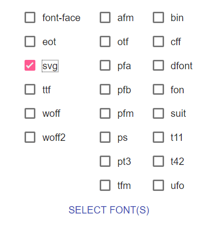 Icon Fonts