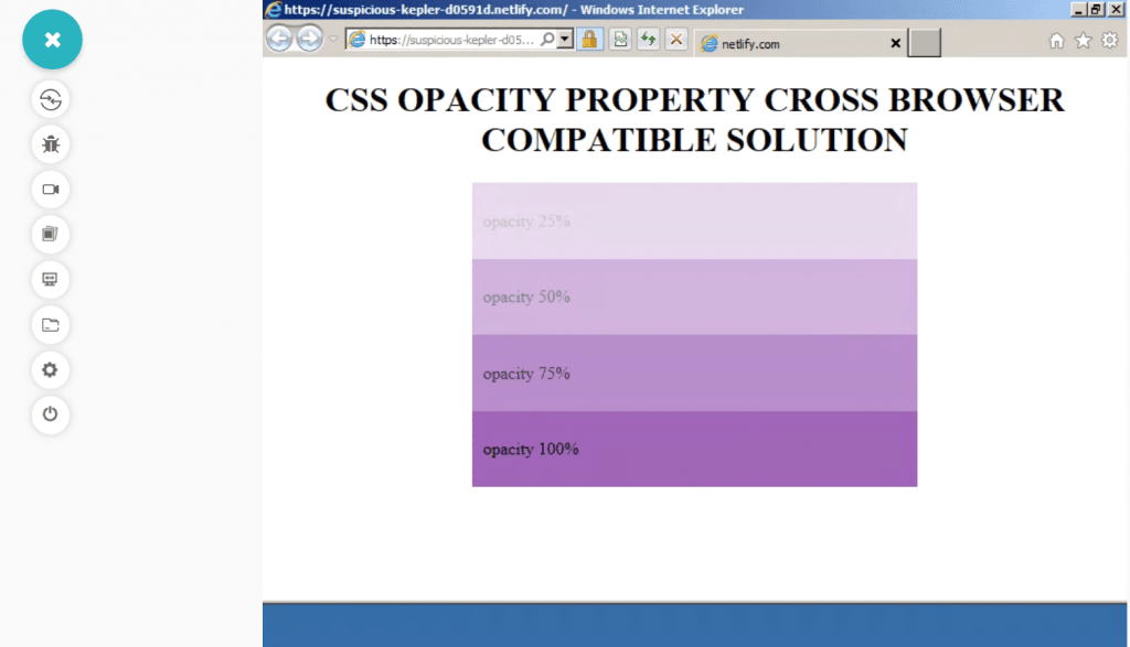 CSS Opacity