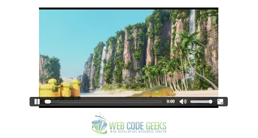 Autoplay is ON and the video is in a custom size!