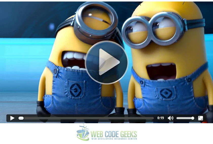 Poster Image over a HTML5 Video