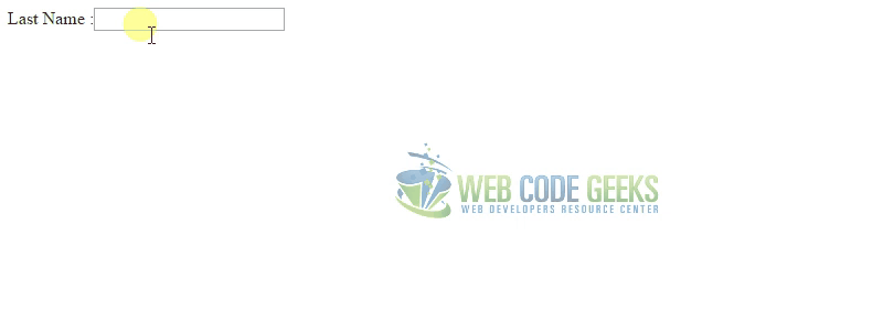Changing the input text value to uppercase