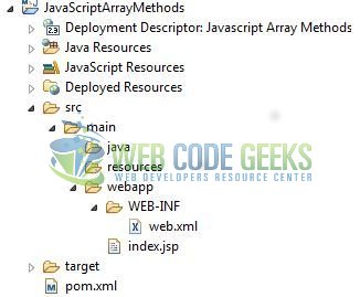 JavaScript Array Methods - Application Project Structure