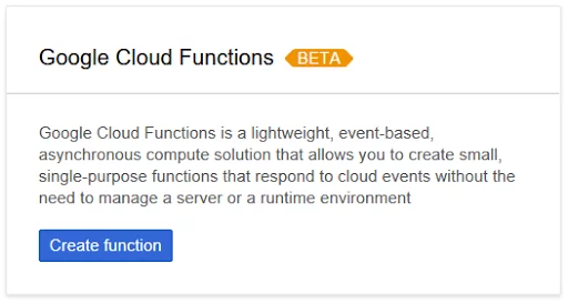 Funciones de Google Cloud