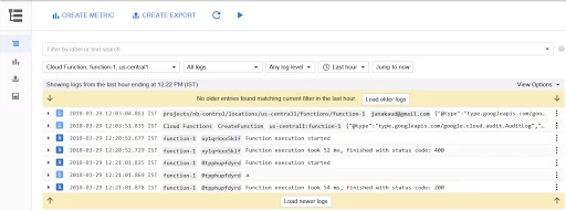Funciones de Google Cloud